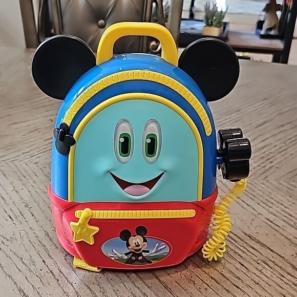 Disney Mickey Mouse clubhouse talking backpack - Picture 1 of 8